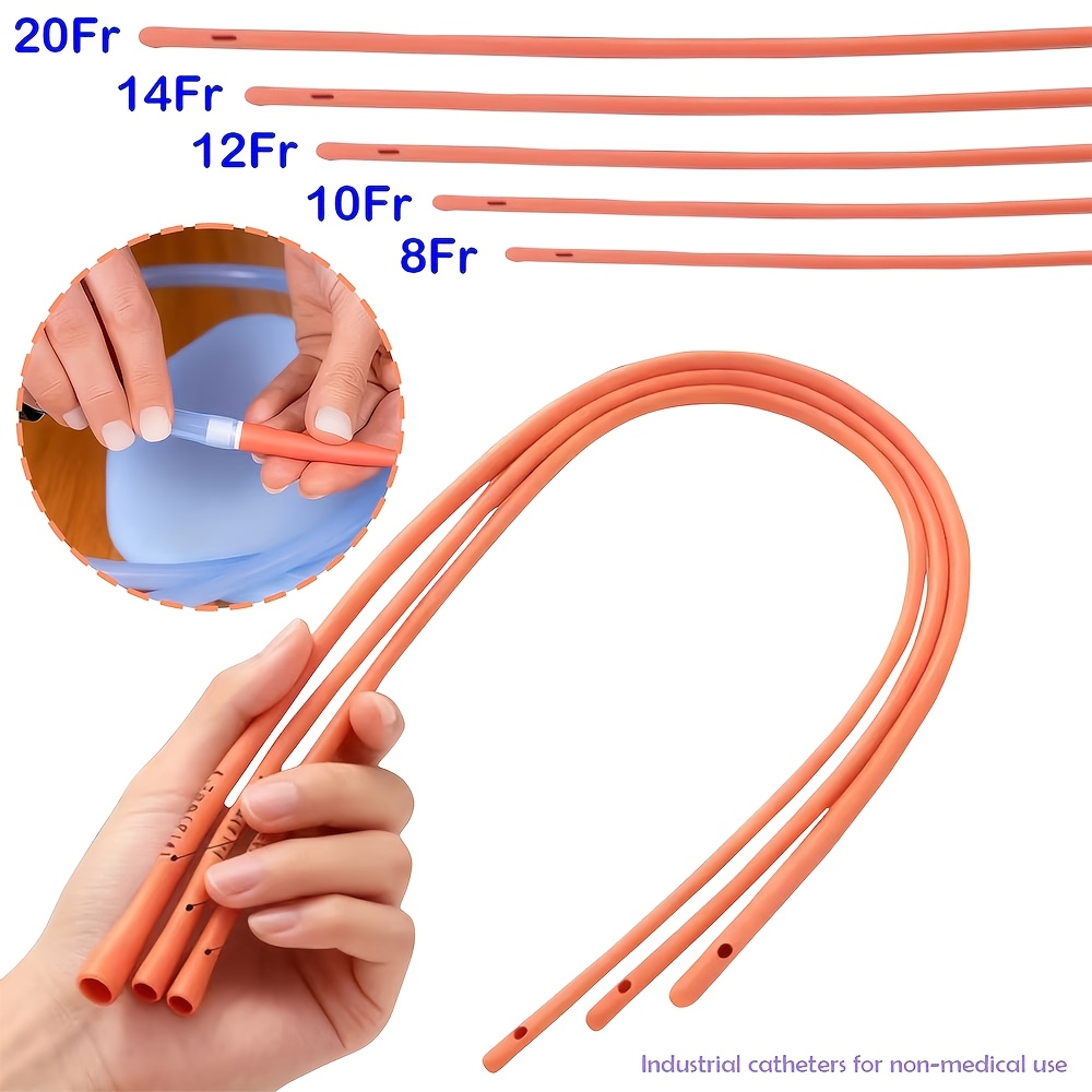Lab Equipment - 8Fr/10Fr/12Fr/14Fr/20Fr rode flexibele rubberen buizen, vaak