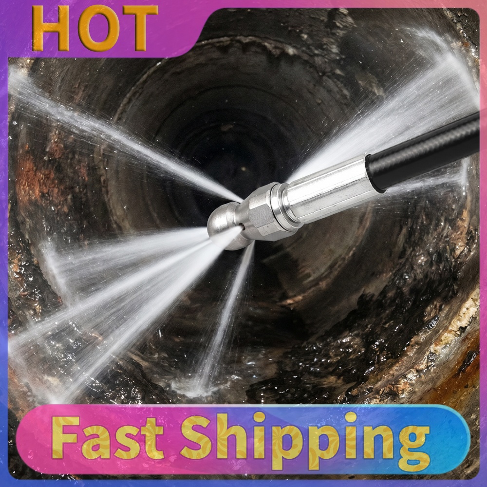 Vacuum Chamber Kit With Pump - 10M Ontstoppingsset voor afvoerbuizen met hogedrukwassproeier,